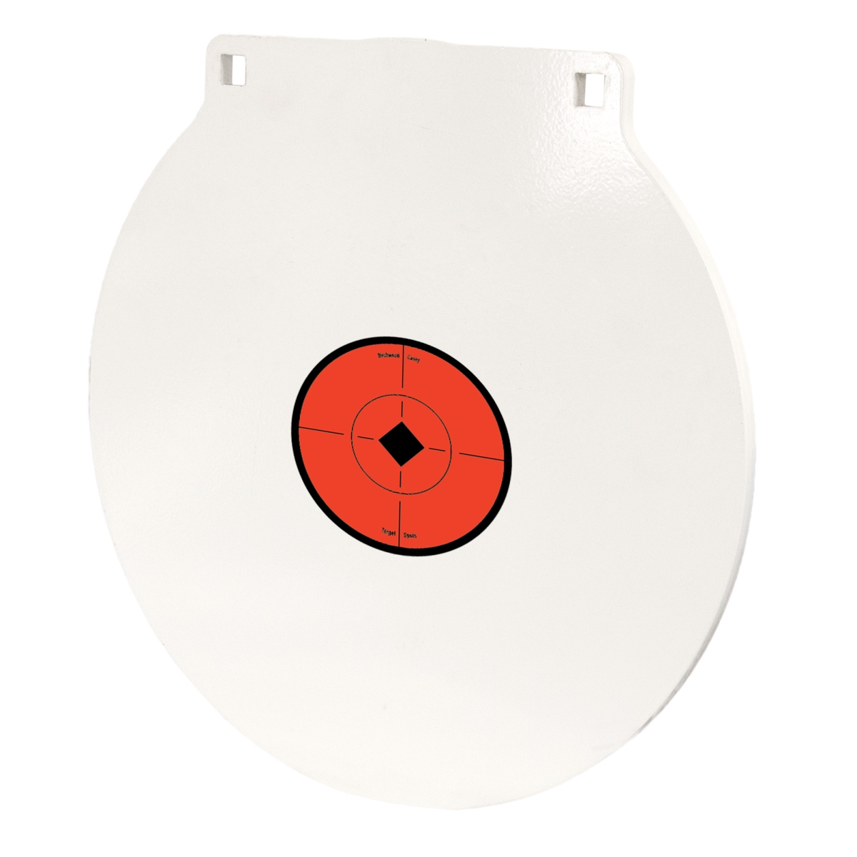 BC-RND15 15 x 0.5 in. Steel Target Round Plate - White