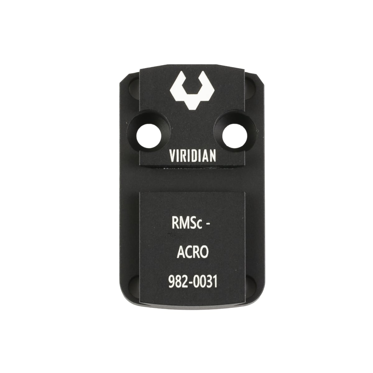 982-0031 RMSc Adaptor Plate for RFX Green Dot - Black