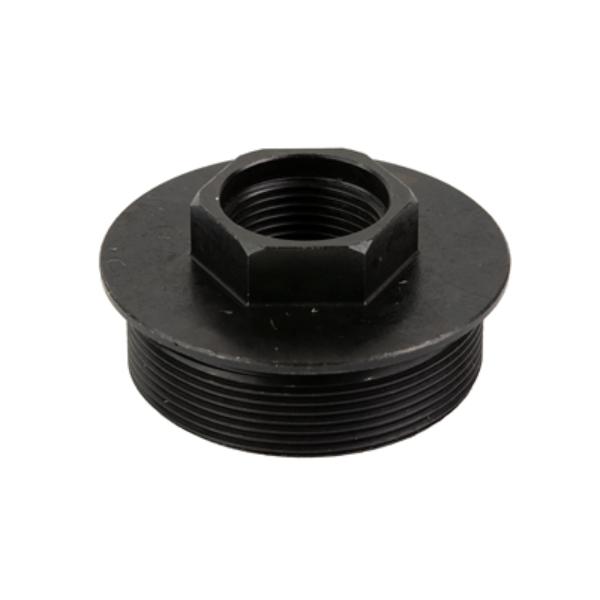 Picture of Yankee Hill Machine YHM-2189-24 0.62-24 Coverts HUB Mount to Direct Thread Universal Suppressor Mount - Melonite QPQ Finish Black