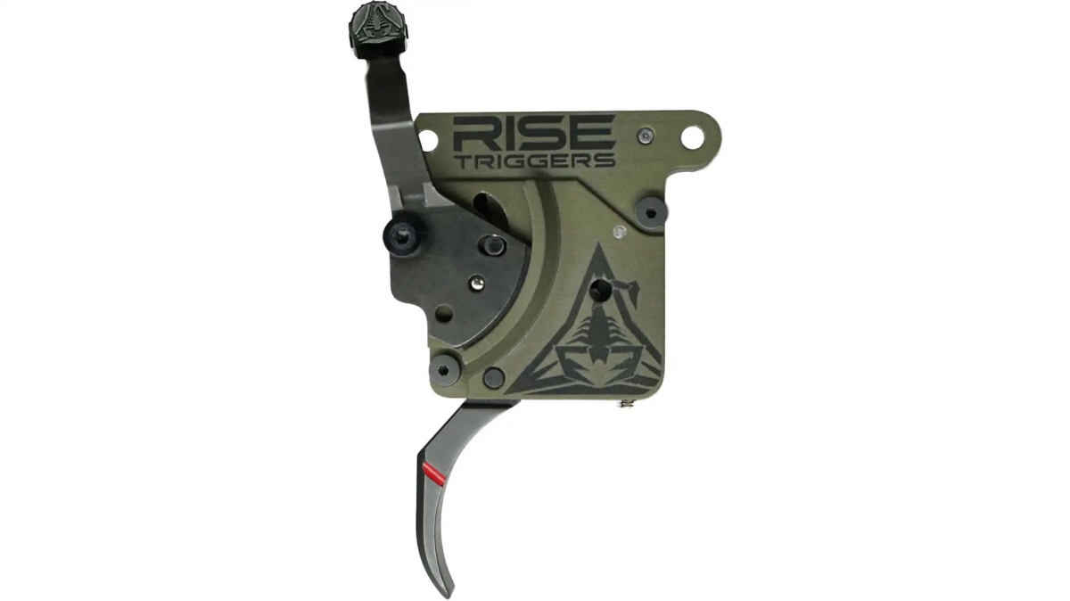 RA-740 2-5 lbs Single Stage Trigger Curved Reliant Hunter for Remington 700 - Green & Black