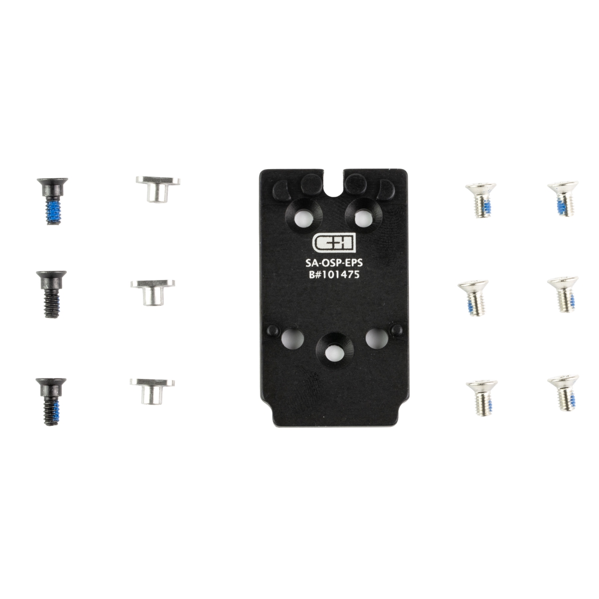 SA-OSP-EPS XD OSP Optic Mounting Plate for Springfield Armory XD to Holosun EPS, EPS Carry & SCS Carry - Anodized & Black