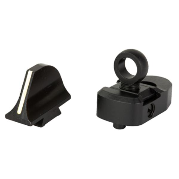 HN-0002-5 Ghost Ring Dovetail Sight with 0.45-70 & Round Barrel for Henry - White Stripe