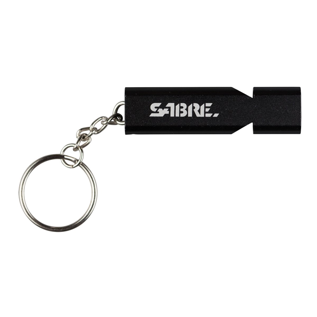 WSTL-02 Emergency Safety Whistle Keychain - Matte & Black