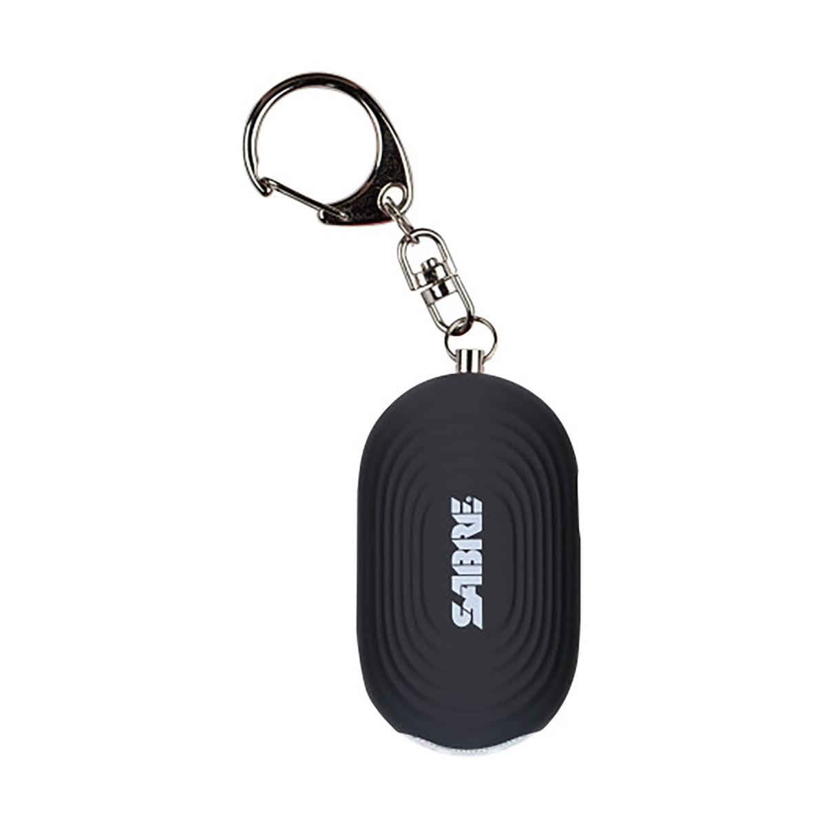 PA-LEDBK-02 130db 20 Lumen LED Light 2-in-1 Alarm with Snap Hook - Black