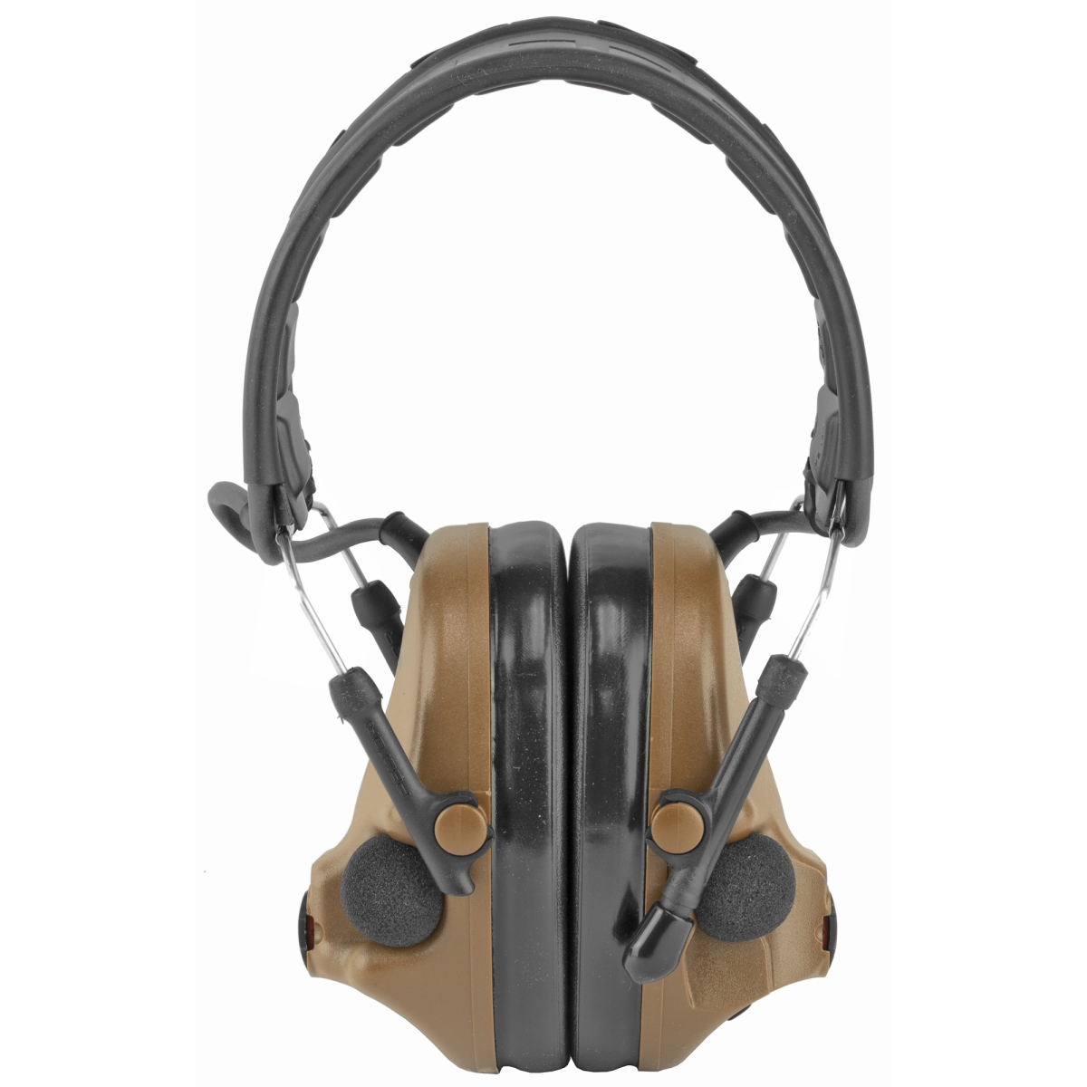 Picture of 3M & Peltor MT20H682FB-09 CY ComTac V Electronic Earmuff with Headband & Foldable - Coyote Brown