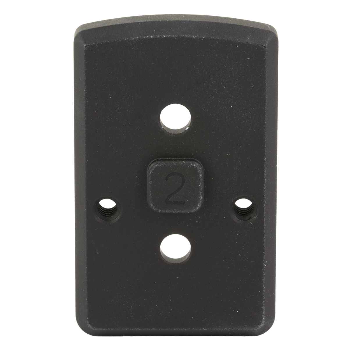 OOM-P2 Optic Plate for Offset Optic Mount for Trijicon RMR - Anodized & Black