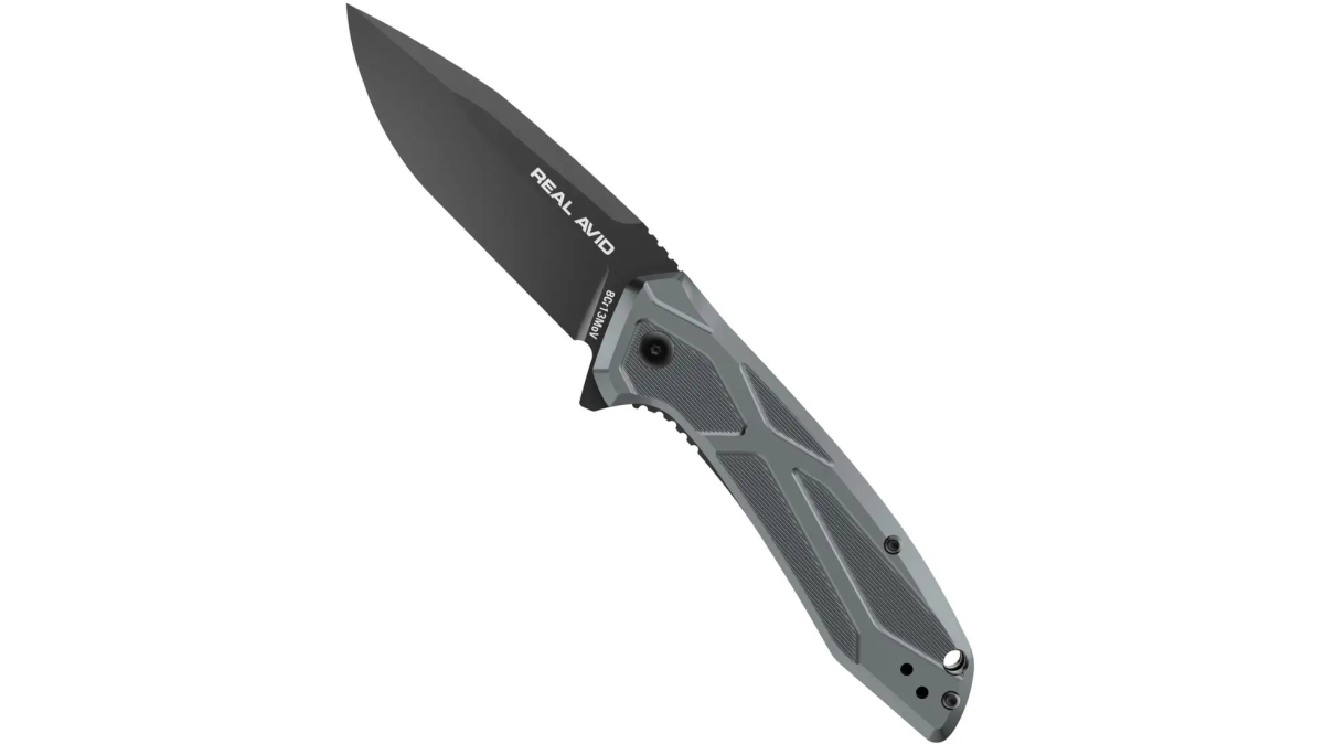 AVRAV2 RAV-2 Folding Knife with Plain Edge - Matte Finish & Blue