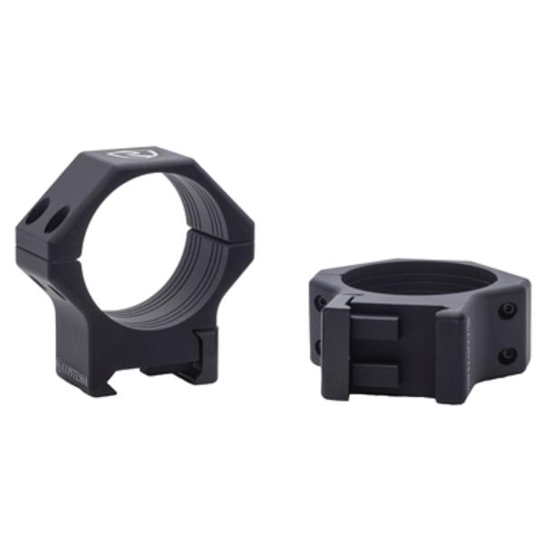 XRC348A23 34 mm 8 mm Contessa Light Aluminum Picatinny Rings  Black