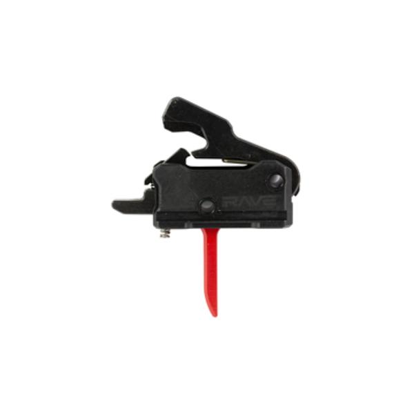 T017F-RED RAVE Flat Trigger - Red
