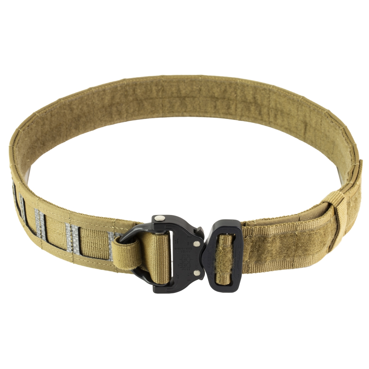 GEAR-ABSV3-CB-L Assaulter Belt System with 20 Molle Sections - Coyote - Large