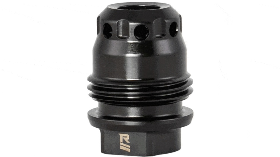 MB014 0.5 x 28 in. 1.5 oz M2 Muzzle Brake - Anodized Black