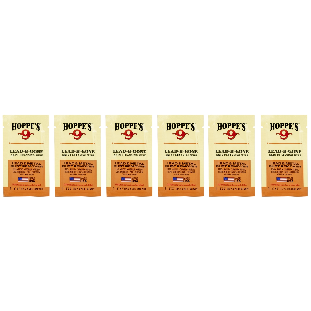 LBG6 Lead Be Gone Wipes - 6 Count