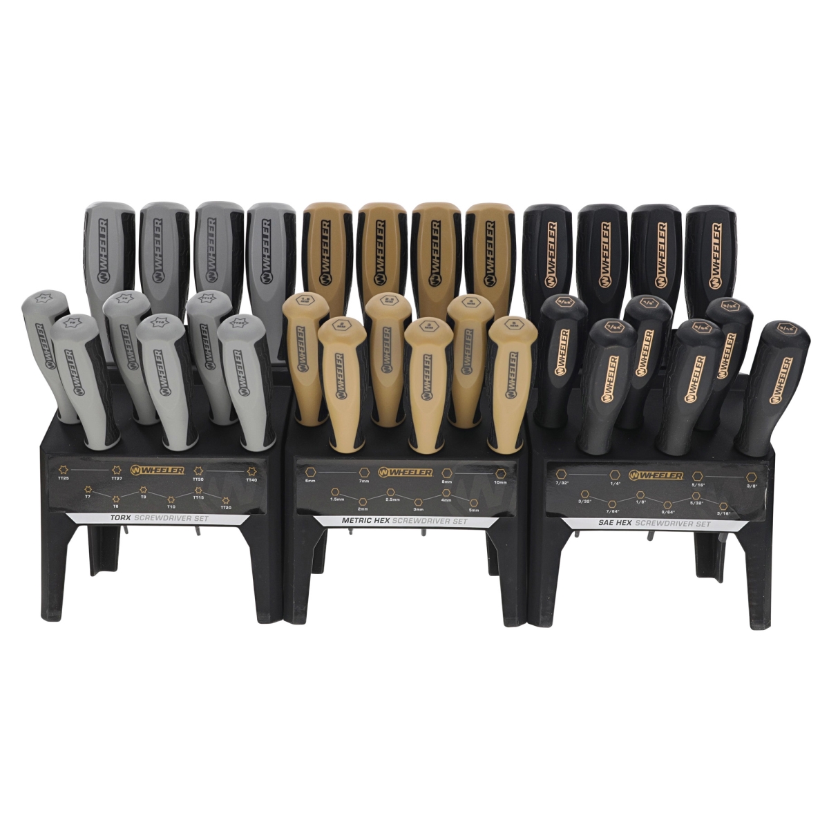 4002882 Hex & Torx Bench Driver Set - Black - 30 Piece
