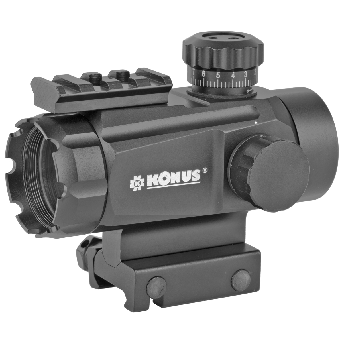 7378 35 mm Sight MR Dot with 1 x 35 mm & 4 MOA - Red, Green & Matte Black