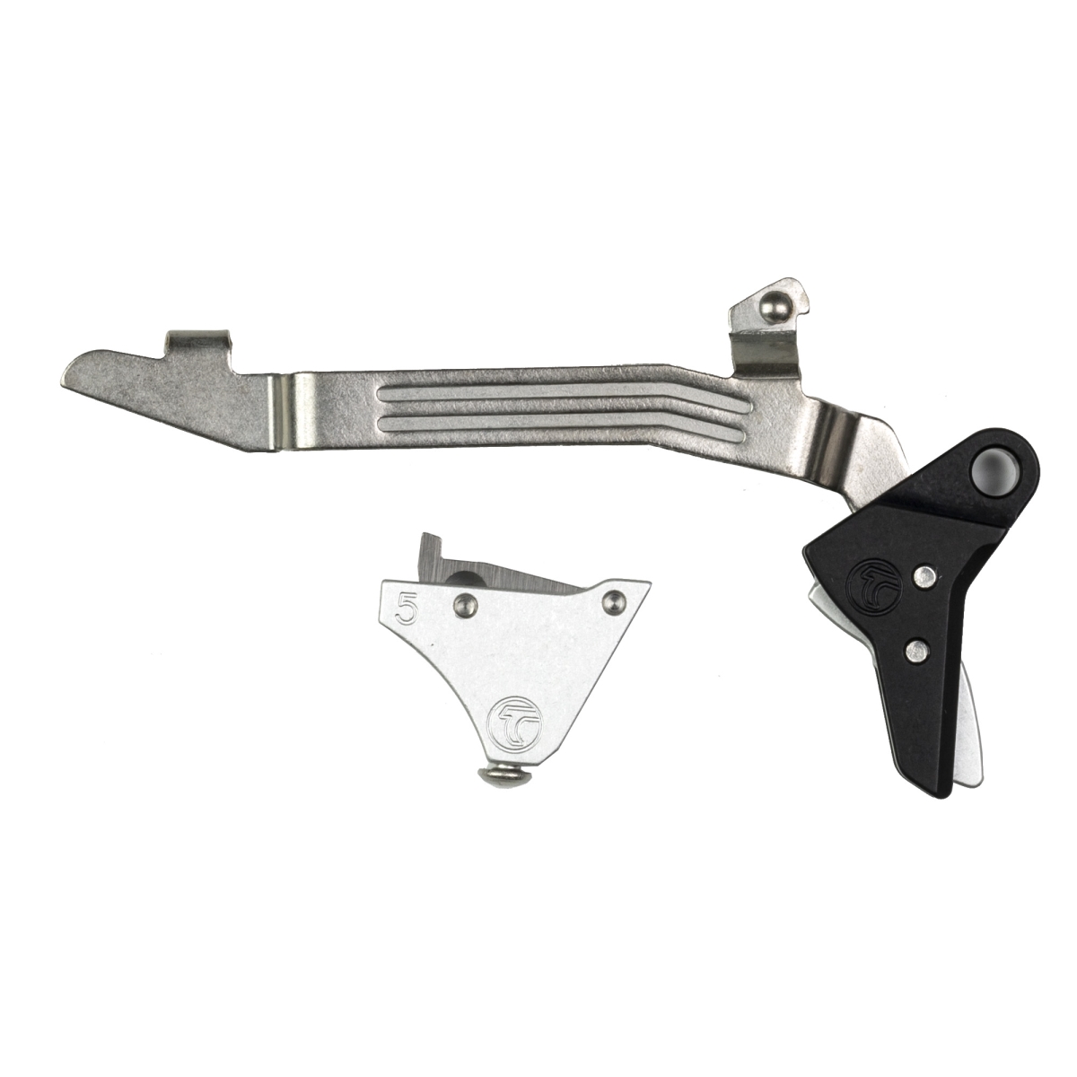 ALPHA GLOCK 5 - SILVER Alpha Competition Trigger for Gen 5 - Anodized & Silver