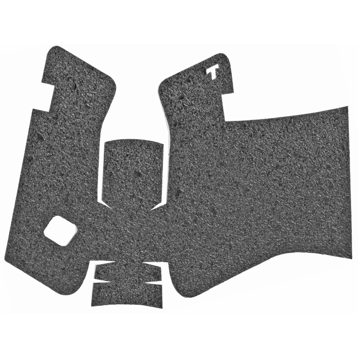 379R Rubber Grip Adhesive Grip for Glock 19X Gen 5 & MOS 45 - Black