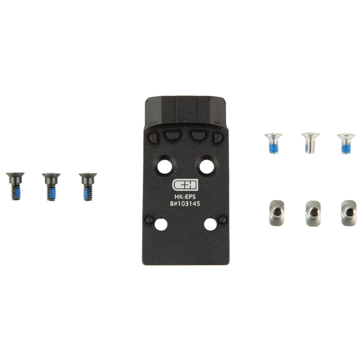 HK-EPS Optic Mounting Plate for HK VP9, Holosun EPS-EPS & SCS Carry - Anodized Black