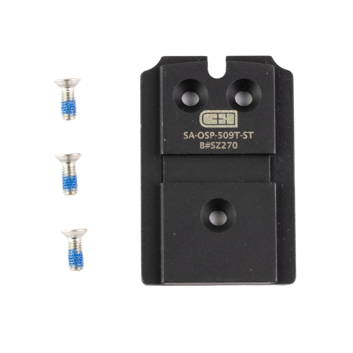 SA-OSP-509T-ST XD OSP Optic Mounting Plate for Springfield Armory XDM to Holosun 509T - Black