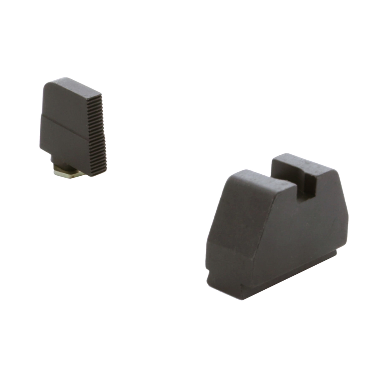 AMERIGLO 7XL Tall Black serrated .450" FRONT, Flat Black .554" REAR, Glock 7XL height set. Fits all Glock (except 42,43,48 variants)  (GL-527)