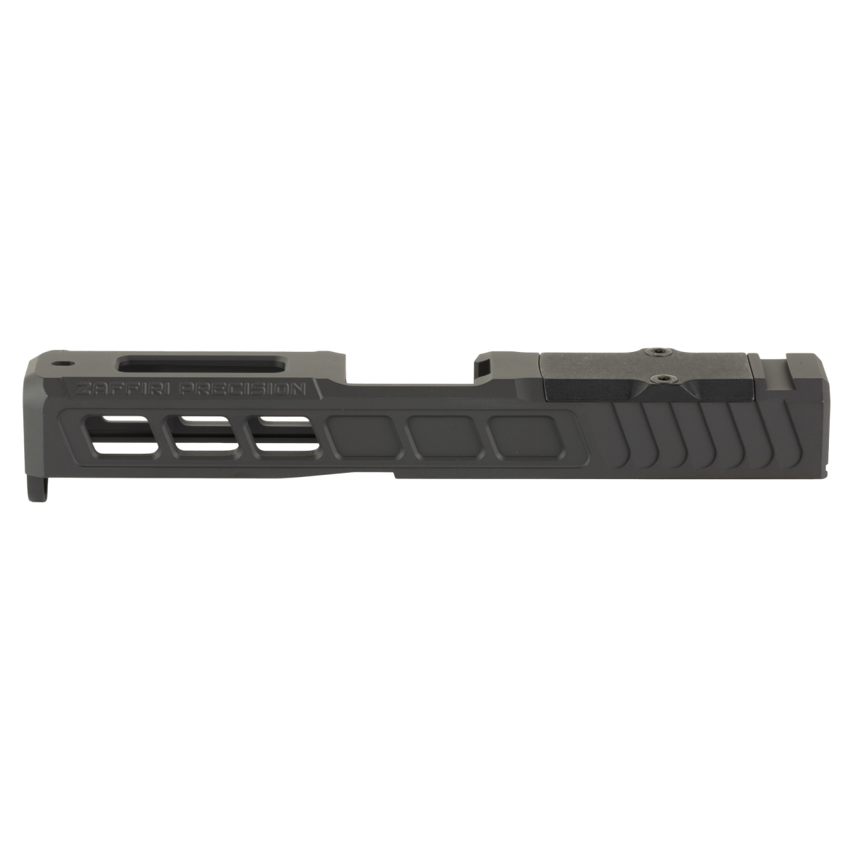 ZPS.3.19.BLK ZPS.3 Optics Ready Stripped Slide RMR Footprint Lightening Cuts for Glock 19 Gen 3 - Cerakote & Armor Black