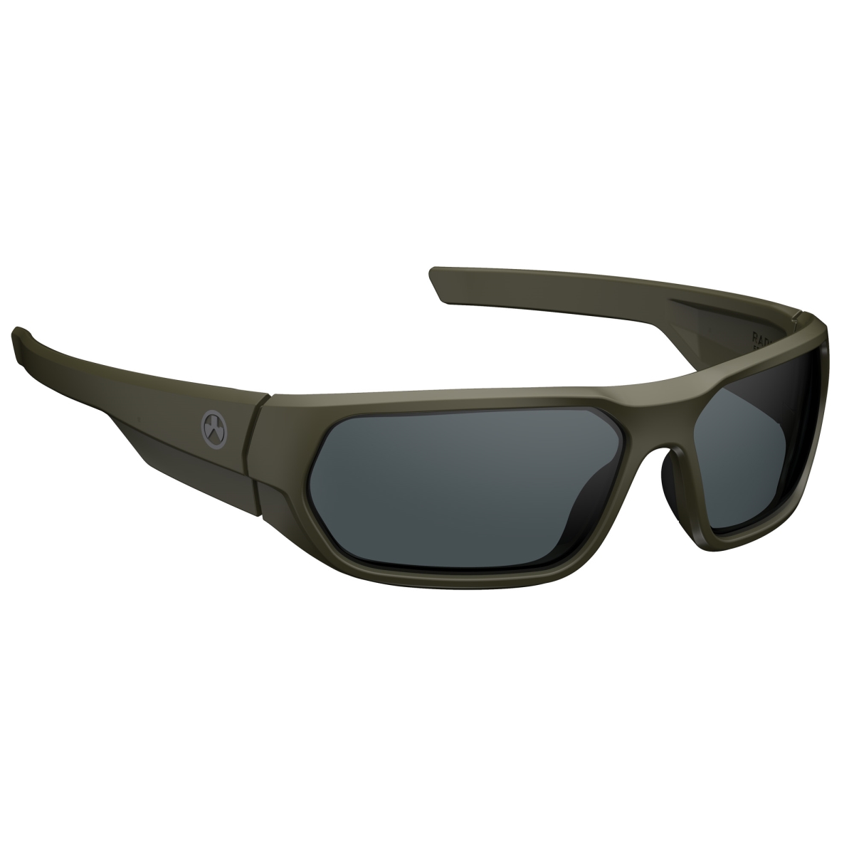 MAG1145-1-315-1100 Olive Drab Green Frame Radius Eyewear with Polarized Gray Lens