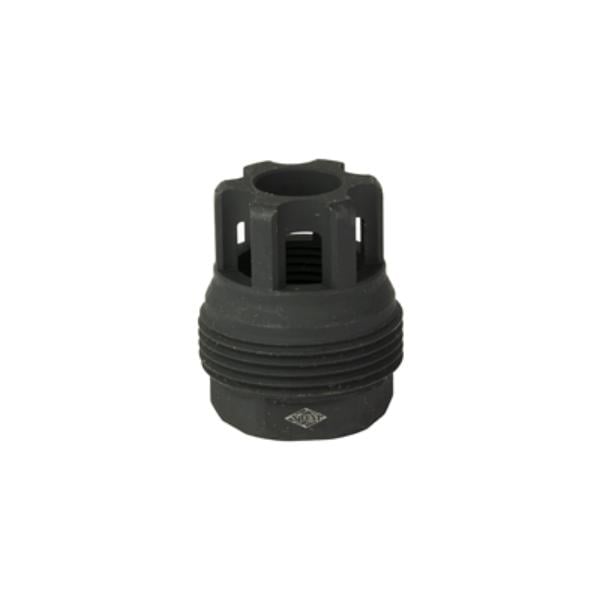 YHM-4401-MB-24 0.62-24 SRX Mini Muzzle Brake - Black Oxide
