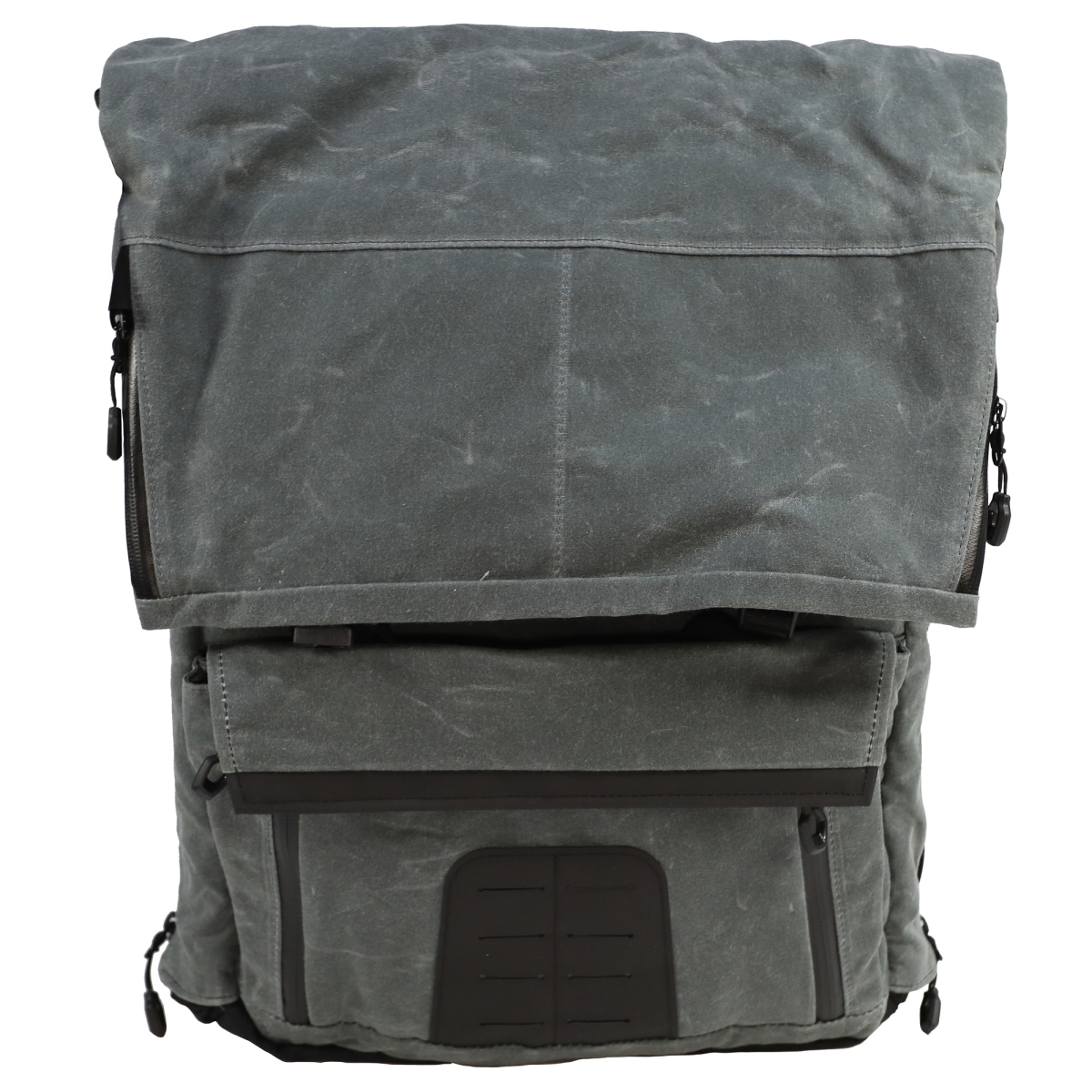 GTG5907-GRY 17 Liter Gypsy 2.0 Backpack with Waxed Canvas - Charcoal