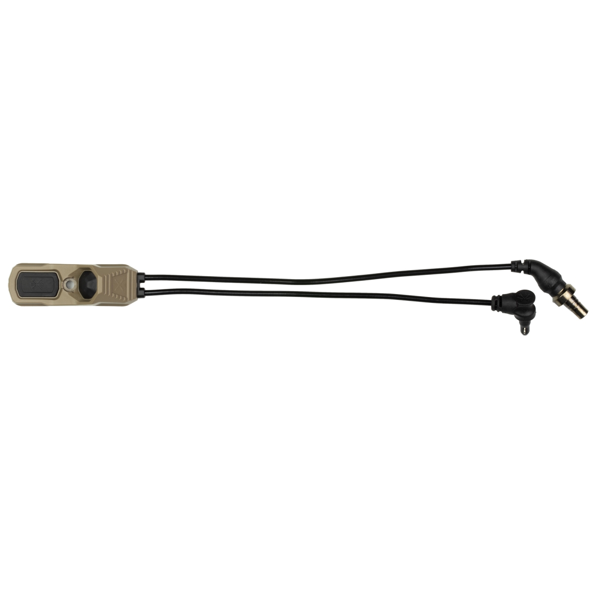 AXNS-SI7F 7 in. AXON Dual Button Remote Switch with Surefire & Crane Laser Sync Model for Picatinny - Matte & Flat Dark Earth