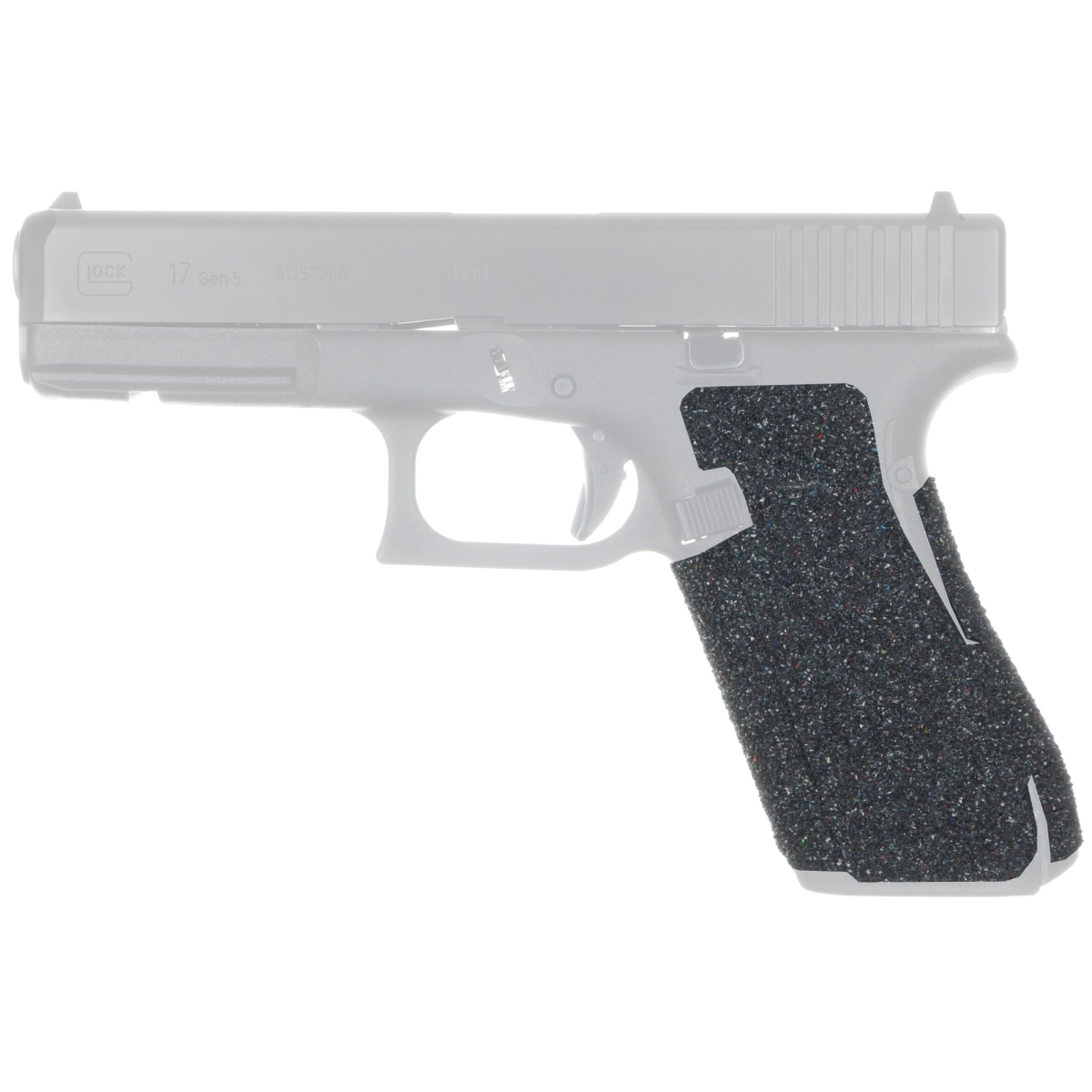 EV01-PRO Evolution Rubber Adhesive Grip for Glock 17 - Black