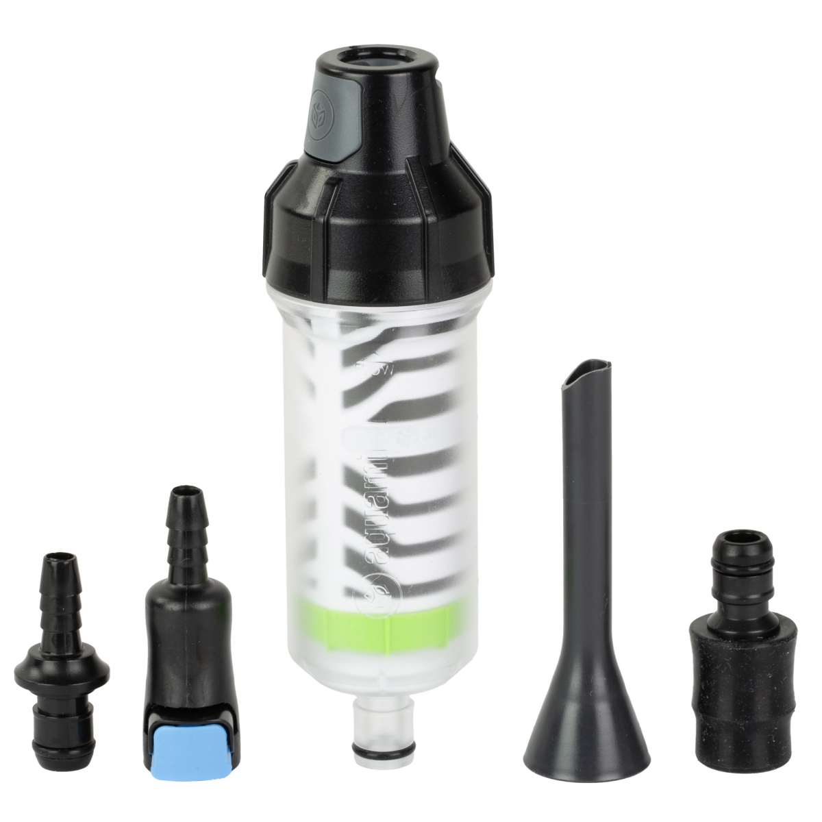 Picture of Aquamira 67016 Frontier Max Filtration System with Includes Backcountry Plus Filter - Black & Gray