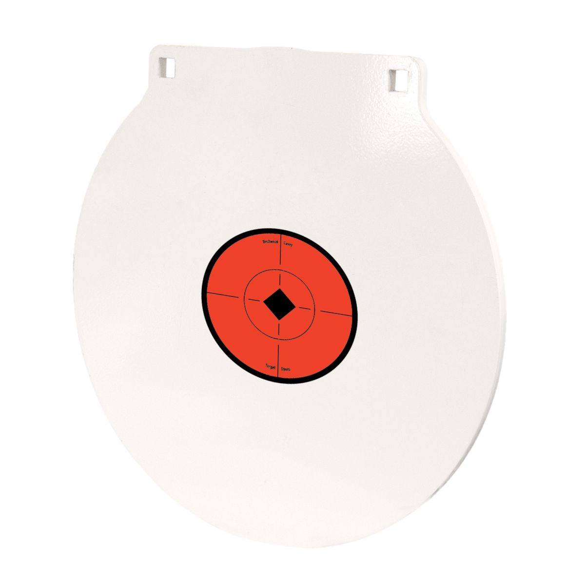 BC-RND12 12 x 0.5 in. Steel Round Target - White