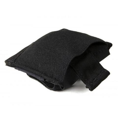 BT-DP-S-BK Belt Mounted Ten-Speed Dump Pouch - Small, Adjustable Belt Loop, Black