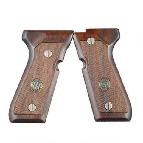 Wood Grips - Walnut - Standard Fit - Medallion Design
