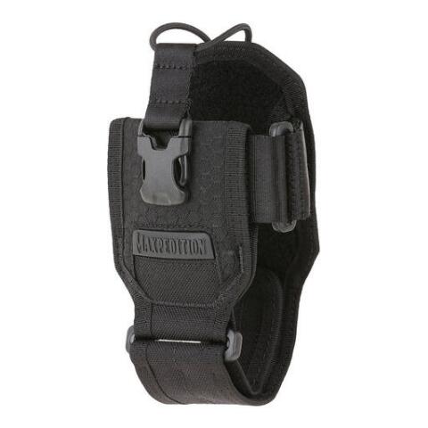 Picture of Maxpedition RDPBLK RDP Radio Pouch with Adjustable Side & Bottom Hook & Loop Straps&#44; Adjustable Top Bungee&#44; Black