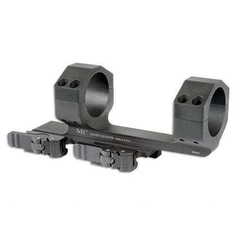 MI-QD34SM 1.5 in. 34 mm QR Ring Mount - Black