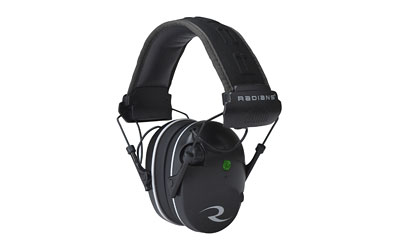 R3200 Dual Mic Electronic Earmuff, Black & Gray