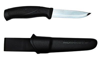 Morakniv Companion 4.1 inch Fixed Blade Knife - Black -  M-12092