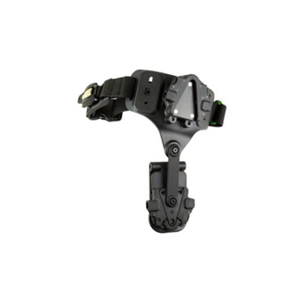 RFX-DD-BK-LBS-T-LK-C  Expansion Dynamic Drop Leg with Locking Belt Slide & Taq Strap - Black