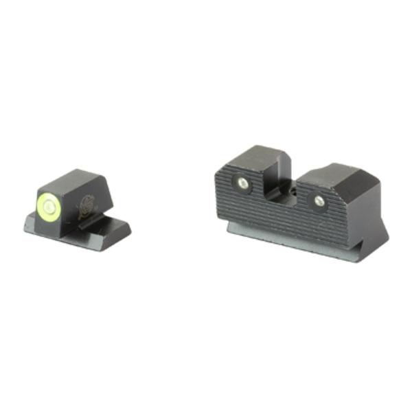 SW-R207P-6G R3D 2.0 Tritium Night Sight for Smith & Wesson Equalizer - Green Front