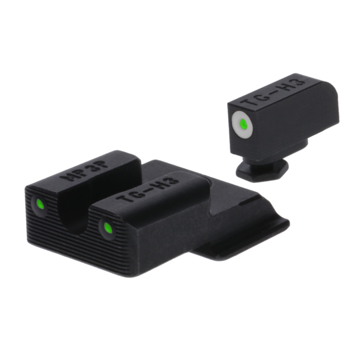 TG-TG231MP4W Tritium Pro Sight Set for Smith & Wesson EZ 9 Green Tritium White