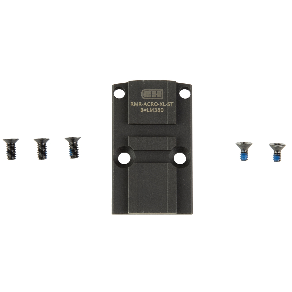RMR-ACRO-XL-ST Optic Mounting Plate for Trijicon RMR to Aimpoint ACRO - Anodized Black