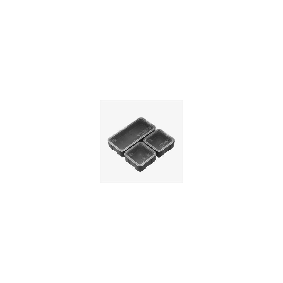 MAG1389-BLK 2 x 2 & 2 x 4 DAKA Bins Set for GRID Organizer Panels - Matte Finish Black