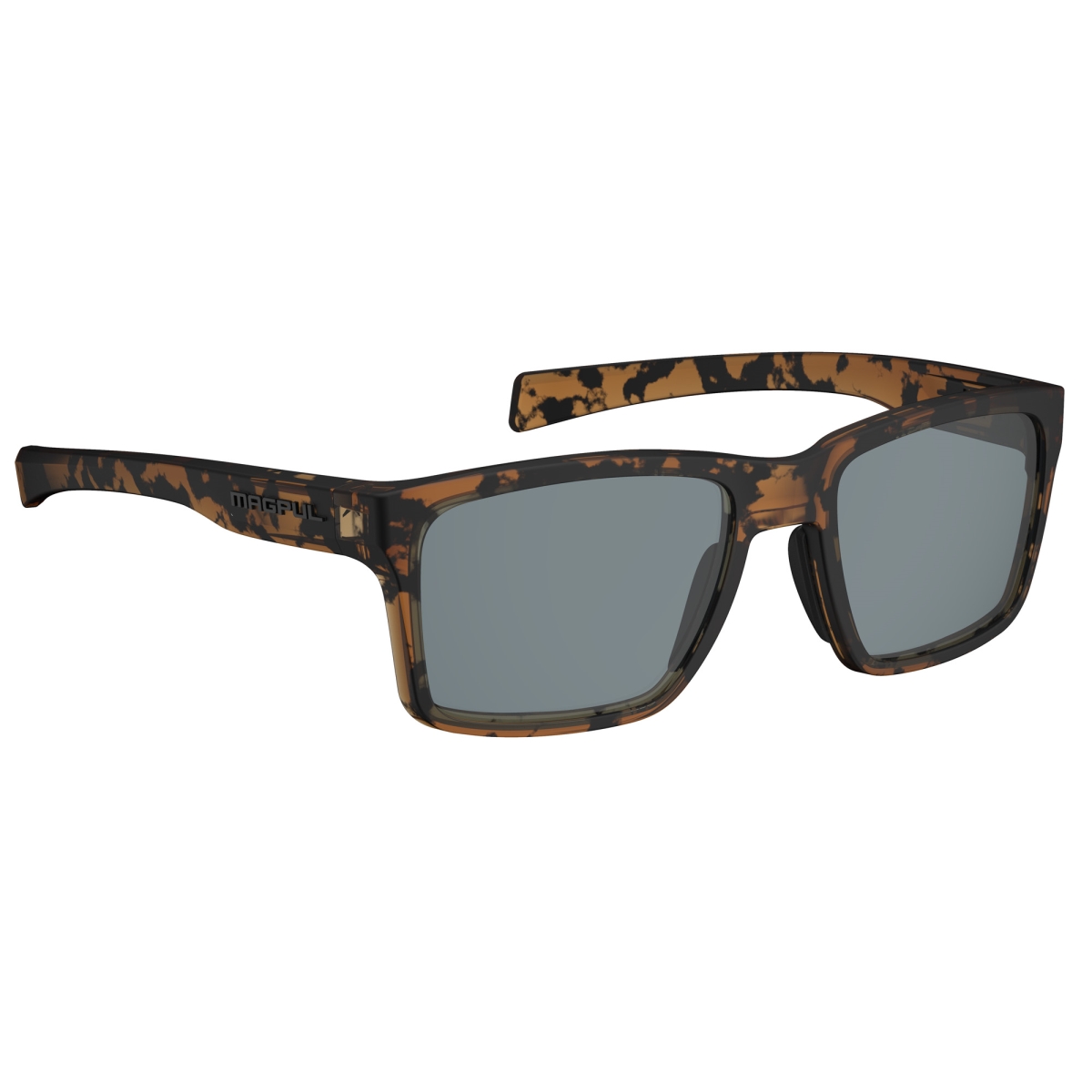 MAG1277-1-231-1900 Light Tortoise Frame Rider Eyewear with Polarized Gray & Green Lens