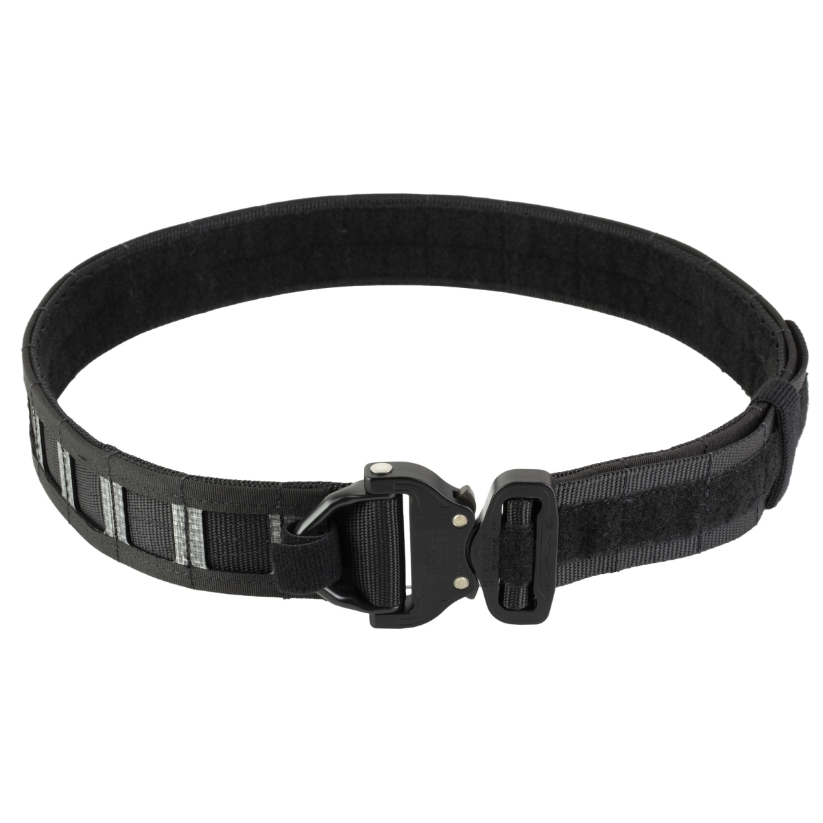 GEAR-ABSV3-BLK-L Assaulter Belt System with 20 Molle Sections - Black - Large
