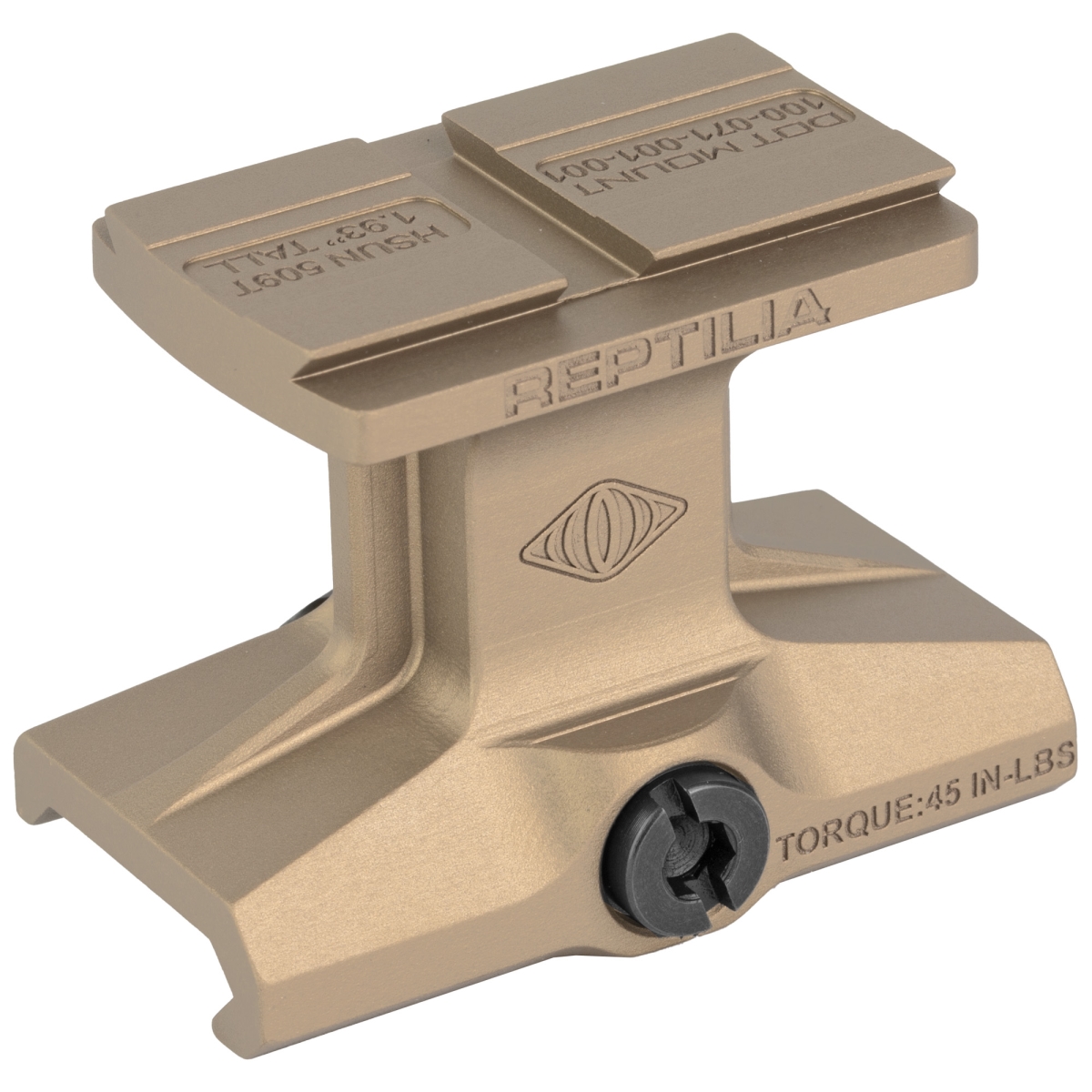 100-168 1.93 in. DOT Mount for Holosun 507T - Anodized Flat Dark Earth