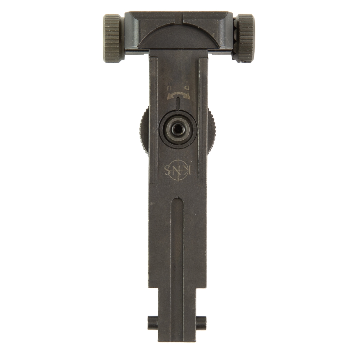AK EL-WIN-Notched AK Adjustable Rear Notch Sight with AKM Style Rear Sight for AK-47 Variants - Matte & Black