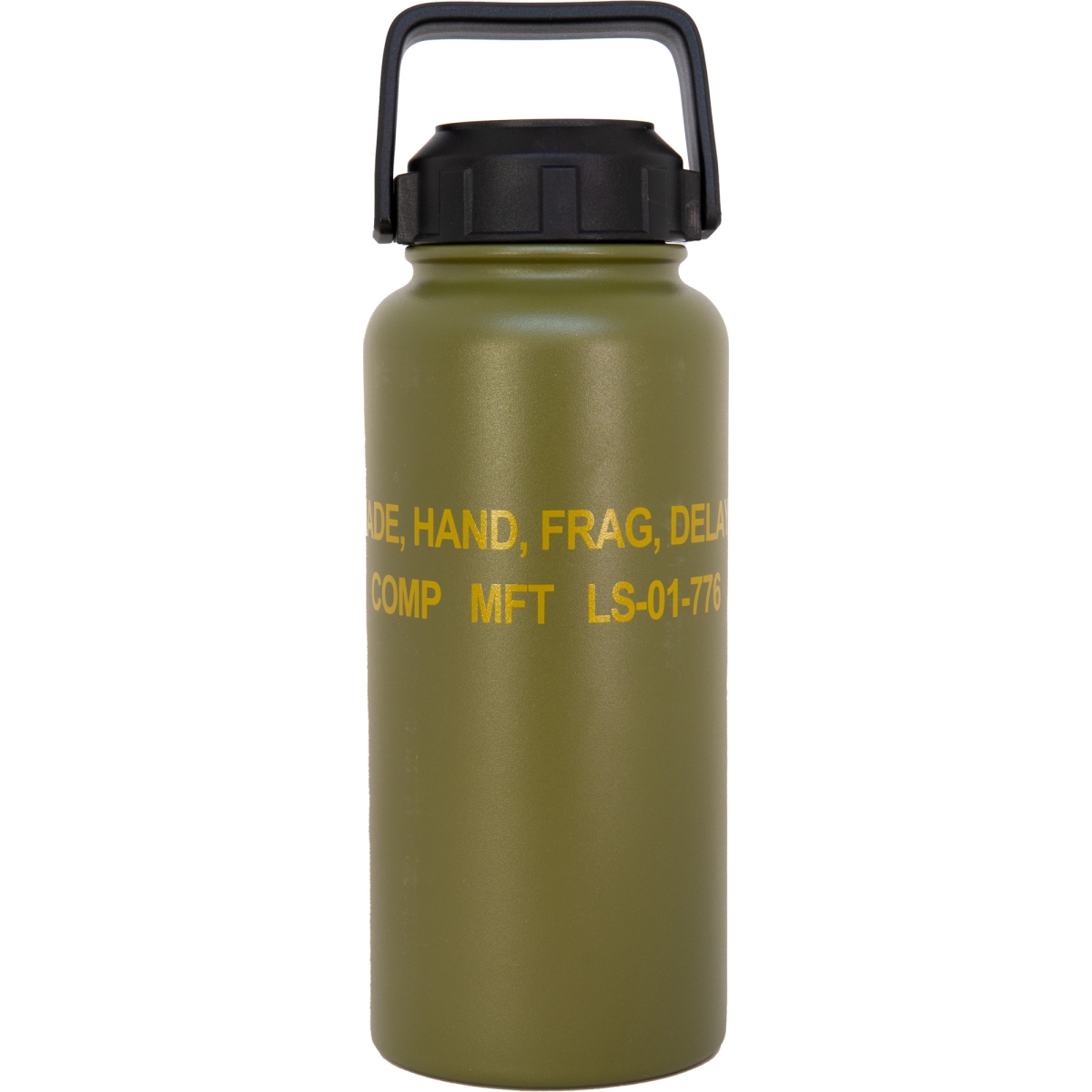 Picture of Mission First Tactical DM67-32 32 oz M67 Drinkware Frag Bottle - Green
