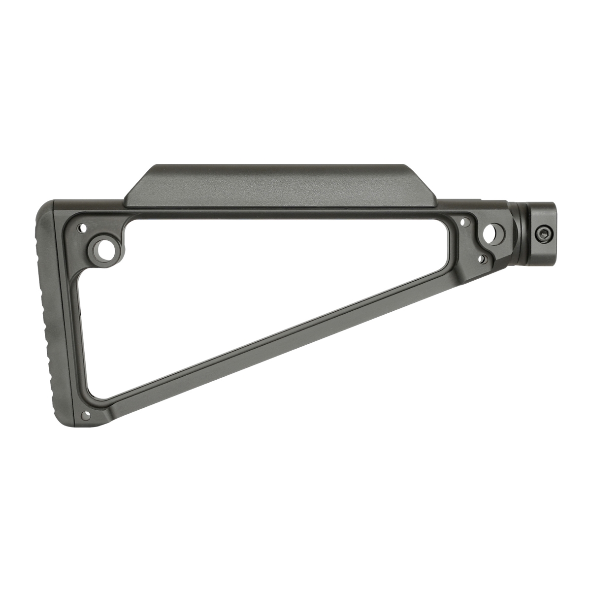 MI-TRI-F Triangle Stock for Picatinny - Anodized & Black