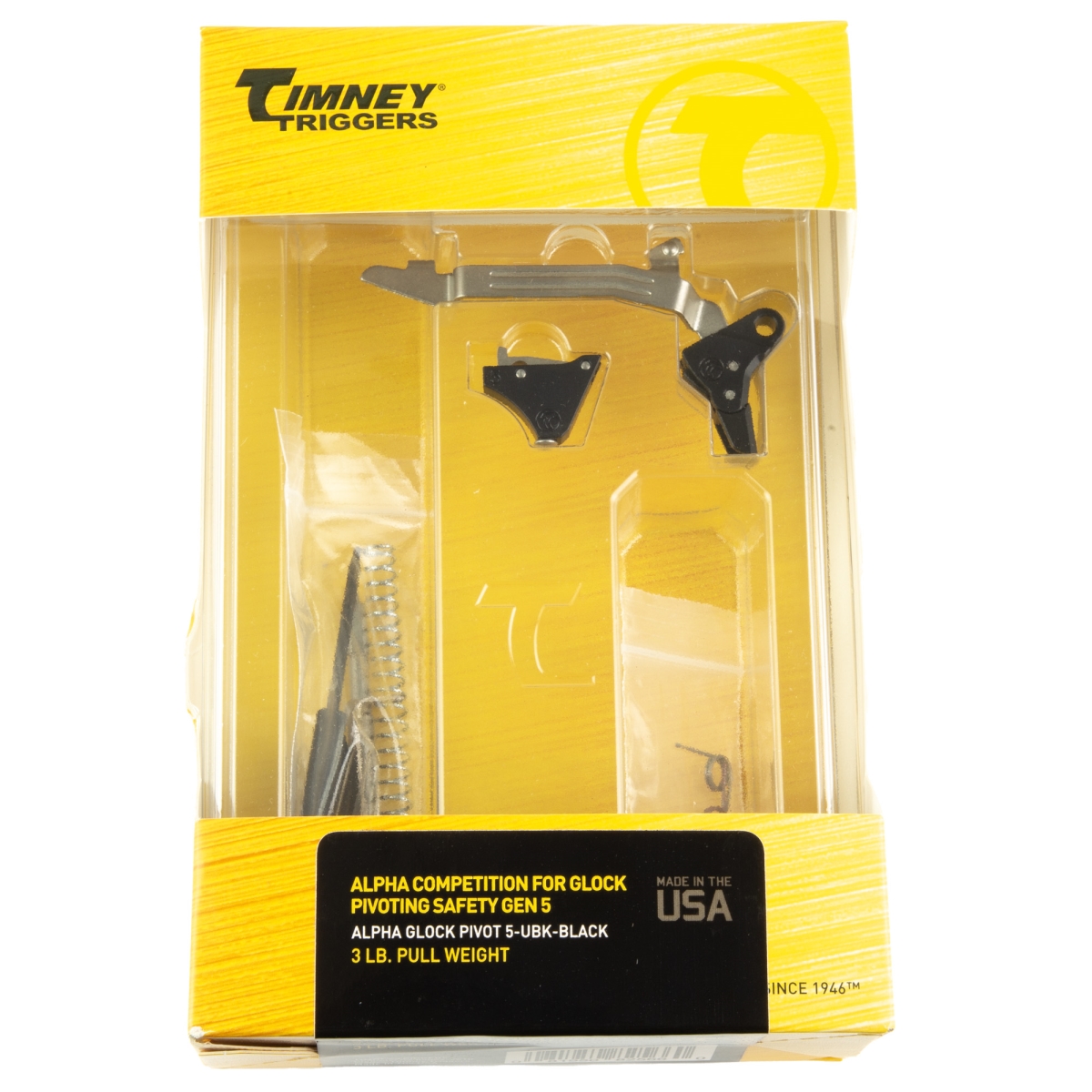 AlphaGlockPivot5-UBK-B Ultimate Builders Pivot Trigger Kit for Fits GLOCK Generation 5 - NP3 Coated Black