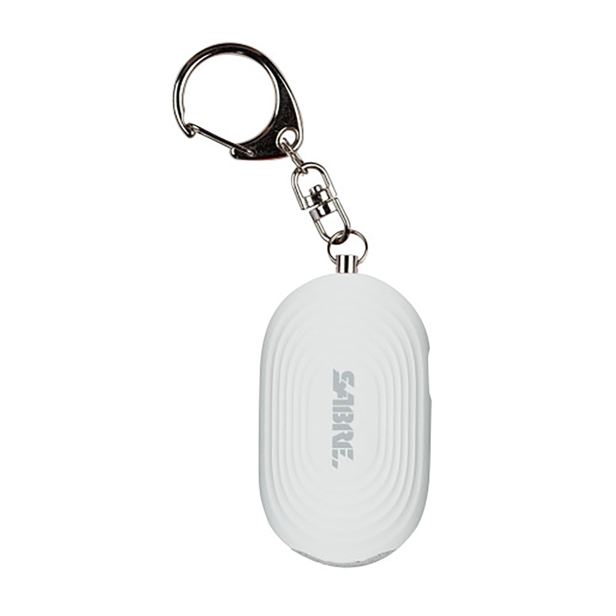 PA-LEDWH-02 130db 20 Lumen LED Light 2-in-1 Alarm with Snap Hook White